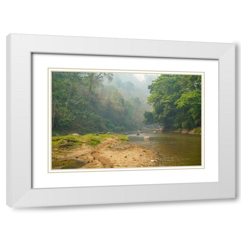 Thailand - 336 White Modern Wood Framed Art Print with Double Matting by Heine, Ben