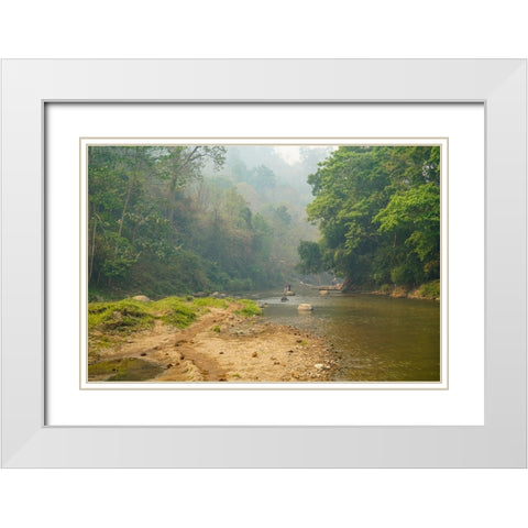 Thailand - 336 White Modern Wood Framed Art Print with Double Matting by Heine, Ben