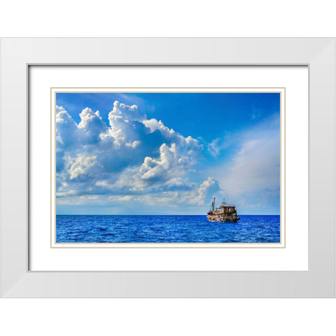 Thailand - 393 White Modern Wood Framed Art Print with Double Matting by Heine, Ben