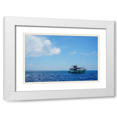 Thailand - 398 White Modern Wood Framed Art Print with Double Matting by Heine, Ben