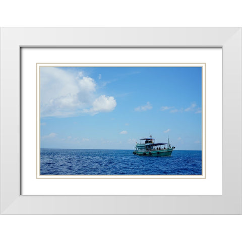 Thailand - 398 White Modern Wood Framed Art Print with Double Matting by Heine, Ben