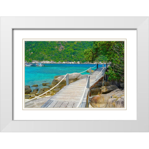 Thailand - 419 White Modern Wood Framed Art Print with Double Matting by Heine, Ben