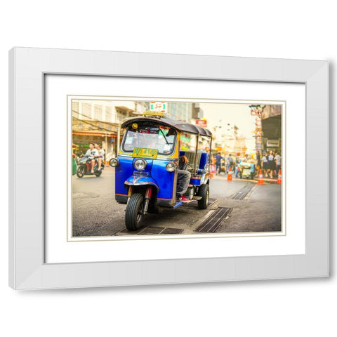 Thailand - 439 White Modern Wood Framed Art Print with Double Matting by Heine, Ben