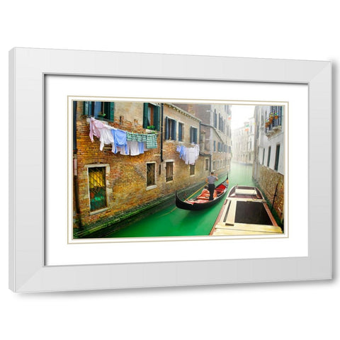 The Echo of a Dream White Modern Wood Framed Art Print with Double Matting by Heine, Ben