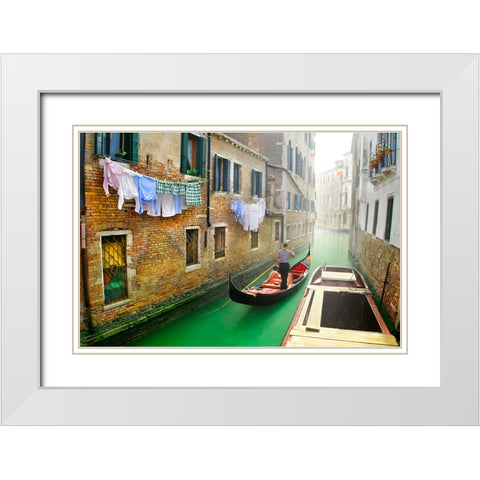 The Echo of a Dream White Modern Wood Framed Art Print with Double Matting by Heine, Ben