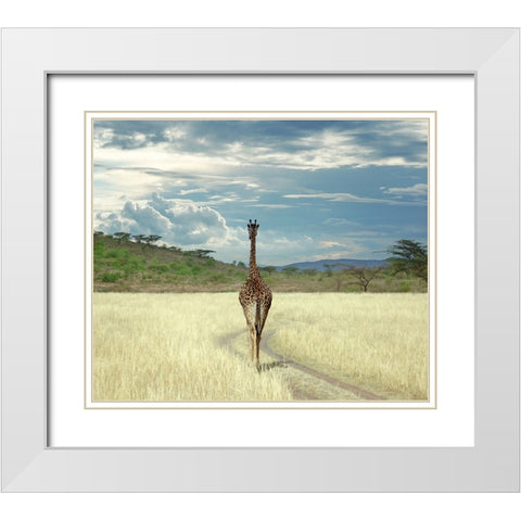 Until I get There White Modern Wood Framed Art Print with Double Matting by Heine, Ben