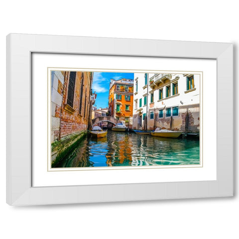 _SAM0717 White Modern Wood Framed Art Print with Double Matting by Heine, Ben