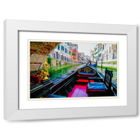 _SAM0741 White Modern Wood Framed Art Print with Double Matting by Heine, Ben