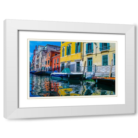 _SAM0745 White Modern Wood Framed Art Print with Double Matting by Heine, Ben