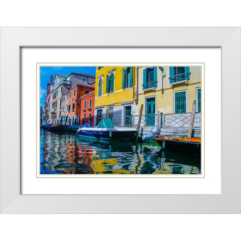 _SAM0745 White Modern Wood Framed Art Print with Double Matting by Heine, Ben