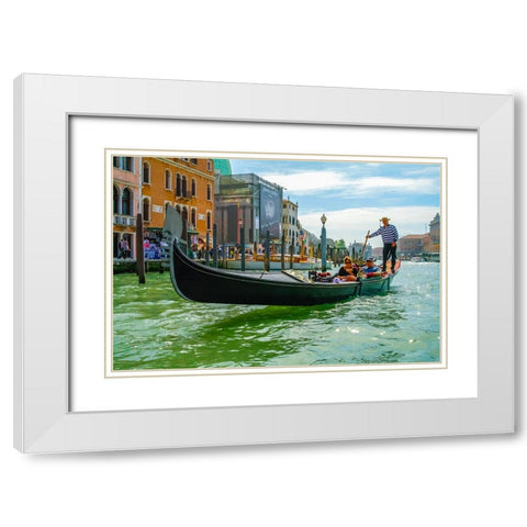 _SAM0757 White Modern Wood Framed Art Print with Double Matting by Heine, Ben