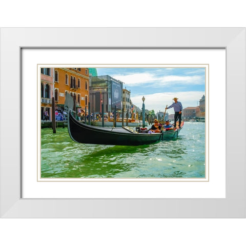 _SAM0757 White Modern Wood Framed Art Print with Double Matting by Heine, Ben