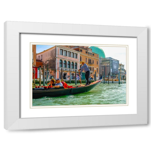_SAM0759 White Modern Wood Framed Art Print with Double Matting by Heine, Ben