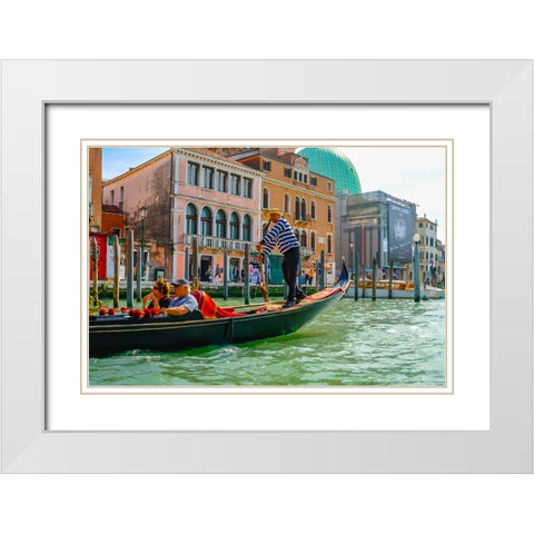 _SAM0759 White Modern Wood Framed Art Print with Double Matting by Heine, Ben