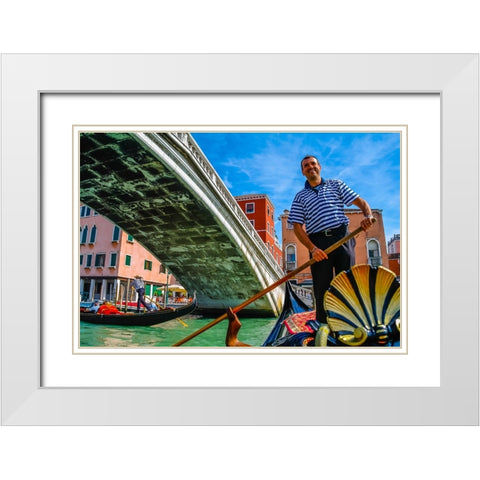 _SAM0761 White Modern Wood Framed Art Print with Double Matting by Heine, Ben