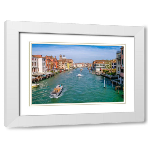 _SAM0772 White Modern Wood Framed Art Print with Double Matting by Heine, Ben