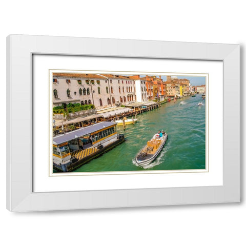_SAM0773 White Modern Wood Framed Art Print with Double Matting by Heine, Ben