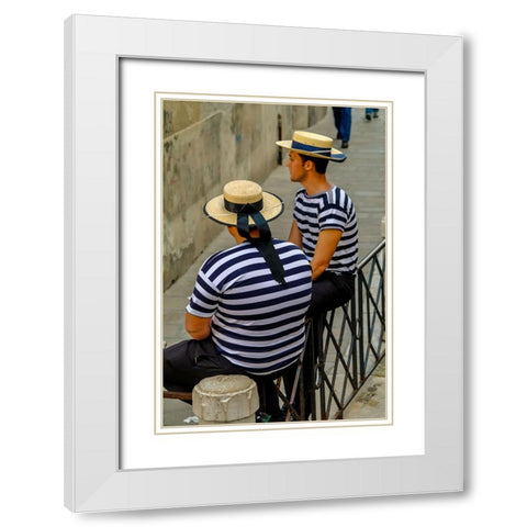 _SAM0790 White Modern Wood Framed Art Print with Double Matting by Heine, Ben