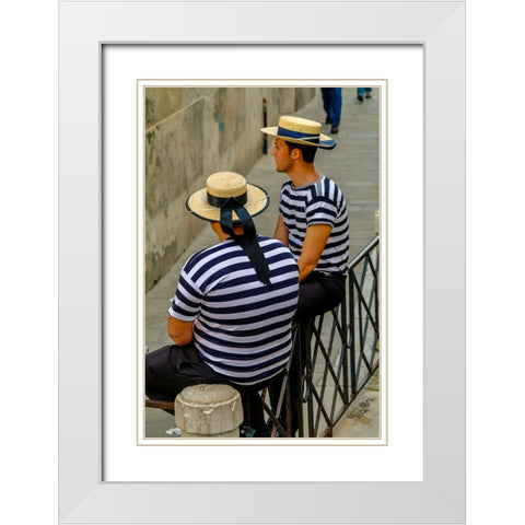 _SAM0790 White Modern Wood Framed Art Print with Double Matting by Heine, Ben