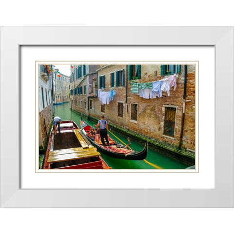 _SAM0857 White Modern Wood Framed Art Print with Double Matting by Heine, Ben