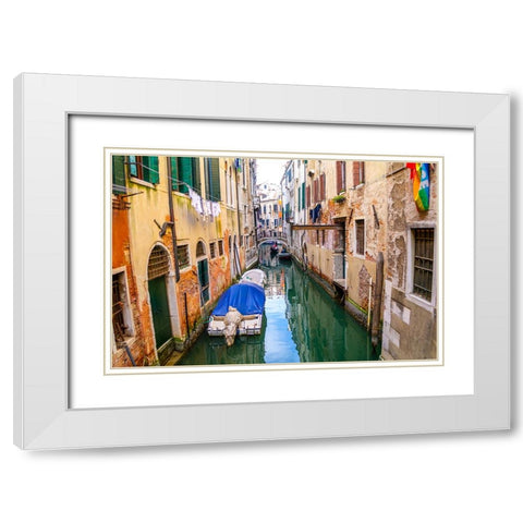 _SAM0887 White Modern Wood Framed Art Print with Double Matting by Heine, Ben