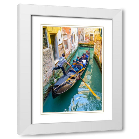 _SAM0957 White Modern Wood Framed Art Print with Double Matting by Heine, Ben