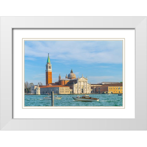 _SAM1028 White Modern Wood Framed Art Print with Double Matting by Heine, Ben