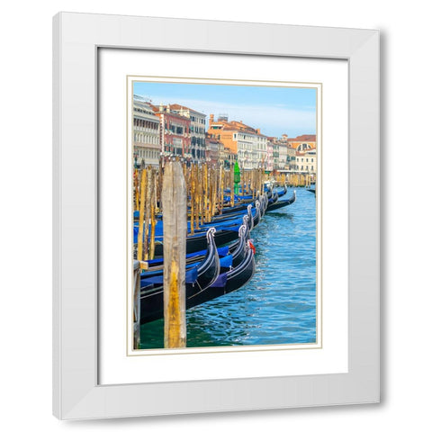 _SAM1032 White Modern Wood Framed Art Print with Double Matting by Heine, Ben