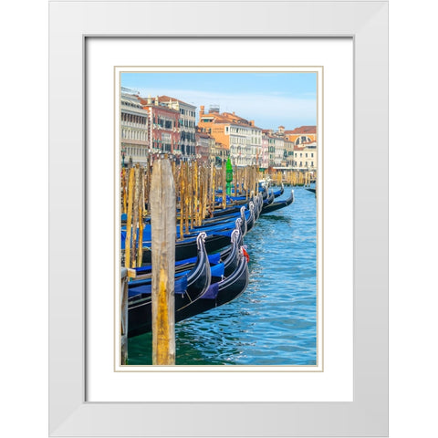 _SAM1032 White Modern Wood Framed Art Print with Double Matting by Heine, Ben