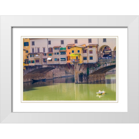 _SAM1257 White Modern Wood Framed Art Print with Double Matting by Heine, Ben