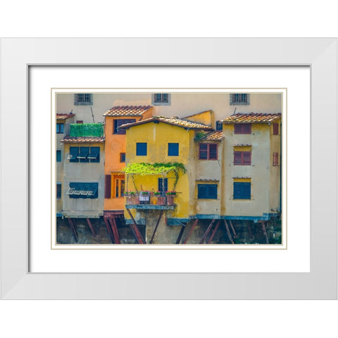 _SAM1262 White Modern Wood Framed Art Print with Double Matting by Heine, Ben