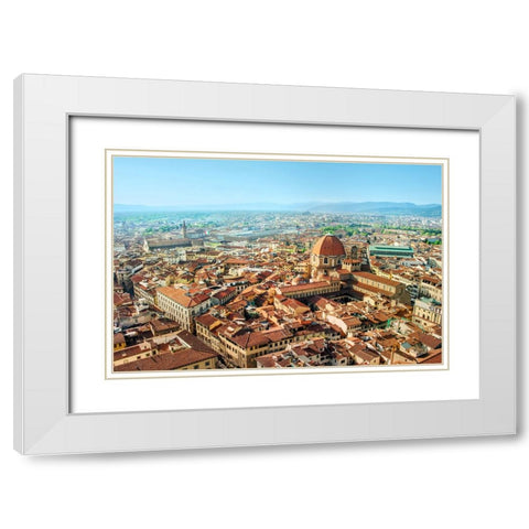 _SAM1319 White Modern Wood Framed Art Print with Double Matting by Heine, Ben