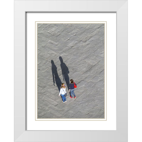_SAM1436 White Modern Wood Framed Art Print with Double Matting by Heine, Ben
