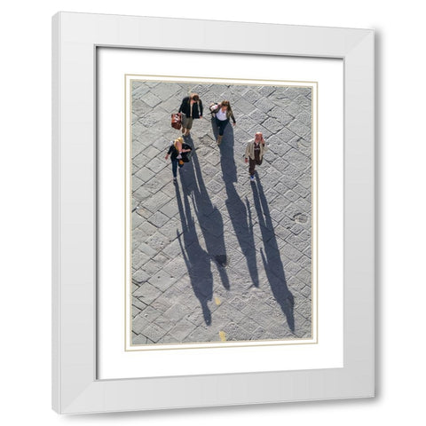 _SAM1461 White Modern Wood Framed Art Print with Double Matting by Heine, Ben