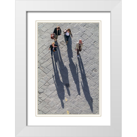_SAM1461 White Modern Wood Framed Art Print with Double Matting by Heine, Ben