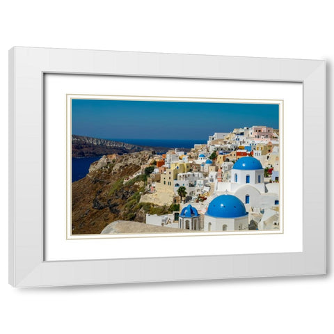 _SAM4140 White Modern Wood Framed Art Print with Double Matting by Heine, Ben