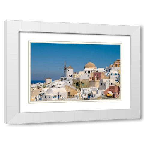 _SAM4263 White Modern Wood Framed Art Print with Double Matting by Heine, Ben