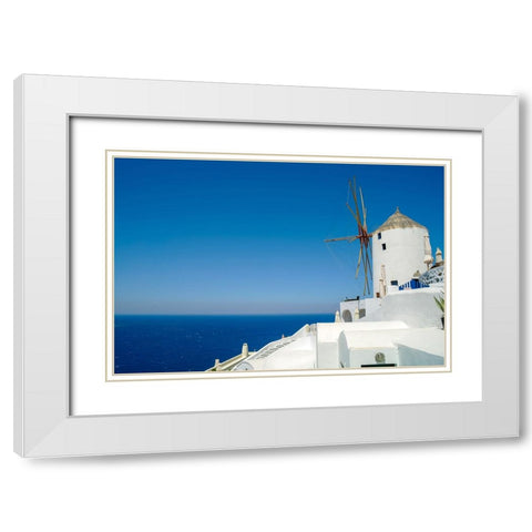 _SAM4312 White Modern Wood Framed Art Print with Double Matting by Heine, Ben