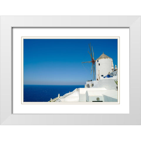 _SAM4312 White Modern Wood Framed Art Print with Double Matting by Heine, Ben