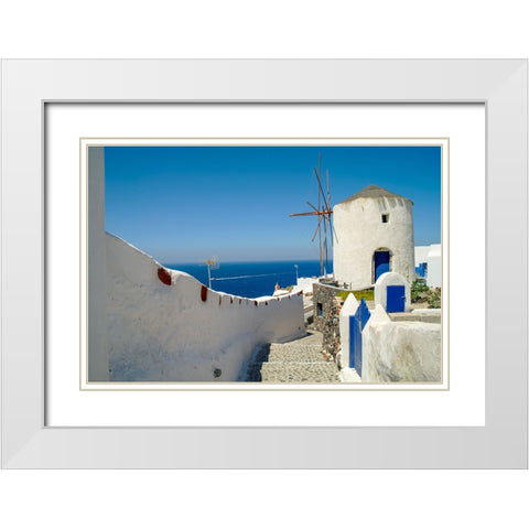 _SAM4346 White Modern Wood Framed Art Print with Double Matting by Heine, Ben