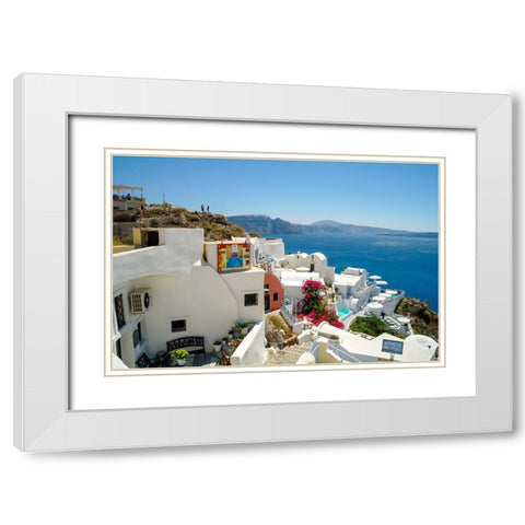 _SAM4420 White Modern Wood Framed Art Print with Double Matting by Heine, Ben