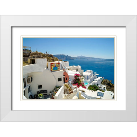 _SAM4420 White Modern Wood Framed Art Print with Double Matting by Heine, Ben