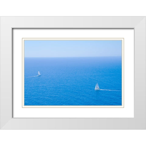 _SAM5239 White Modern Wood Framed Art Print with Double Matting by Heine, Ben