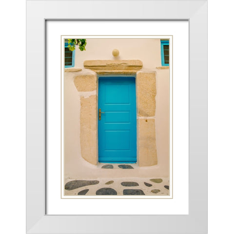 _SAM6634 White Modern Wood Framed Art Print with Double Matting by Heine, Ben