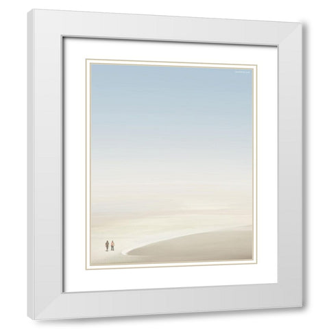 Nothing Can Happen to Us White Modern Wood Framed Art Print with Double Matting by Heine, Ben