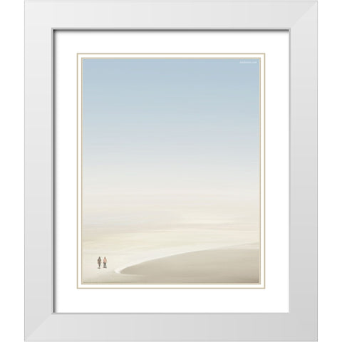 Nothing Can Happen to Us White Modern Wood Framed Art Print with Double Matting by Heine, Ben