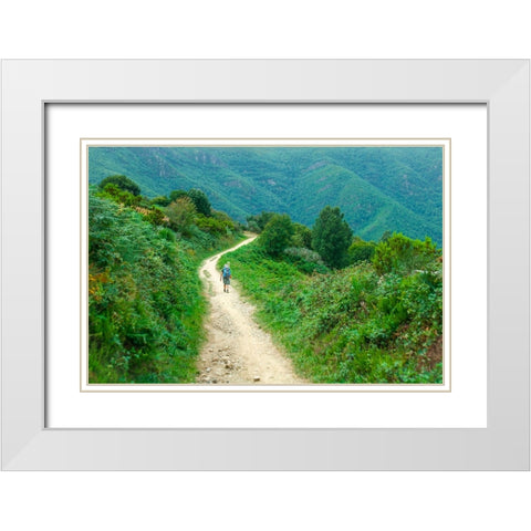 Santiago de Compostela pilgrimage - 242 White Modern Wood Framed Art Print with Double Matting by Heine, Ben