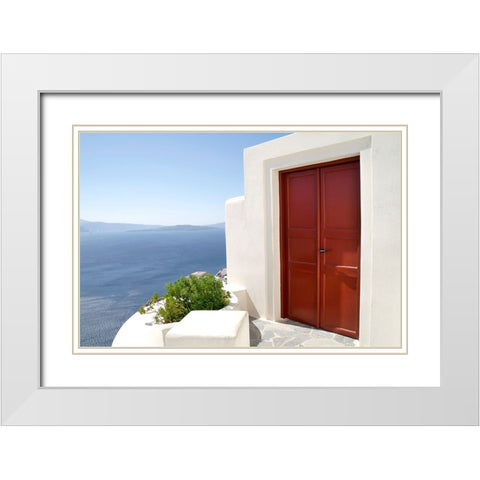 The Sea is my House White Modern Wood Framed Art Print with Double Matting by Heine, Ben