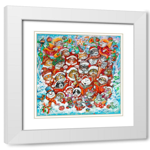 20161205 COM_4973 White Modern Wood Framed Art Print with Double Matting by Bell, Bill