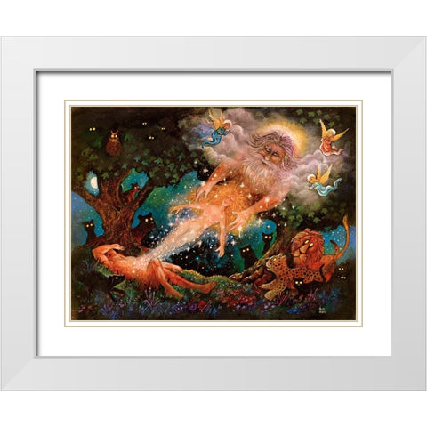 19 White Modern Wood Framed Art Print with Double Matting by Bell, Bill